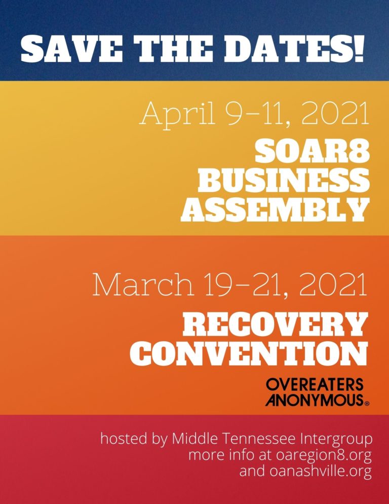 SOAR 8 OA Recovery Convention 3/193/21/2021